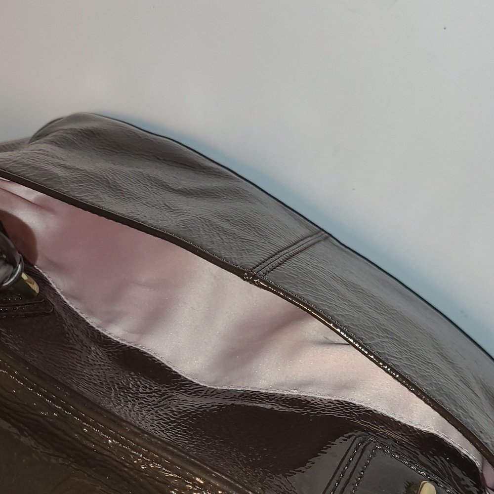 Coach Dark Brown Patent Leather - Picture 9 of 9